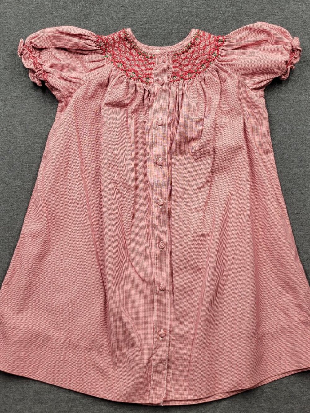 Toddler girl dress, Strasburg,  size 3, red, excellent condition